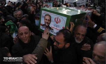 مراسم تشییع «علی لاریجانی»، «غلامرضا سلیمانی» و قهرمانان «ناو دنا» 5