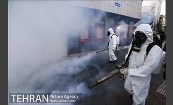 آئین رونمایی از تجهیزات جدید سازمان آتش نشانی پایتخت در ضدعفونی اماکن عمومی 7