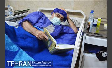 بخش بیماران کرونایی بیمارستان بعثت 16