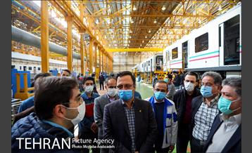 بازدید از اولین قطار ملی مترو 12