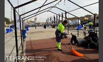 اقدامات شهرداری منطقه 21 در کاظمین برای زائران 28