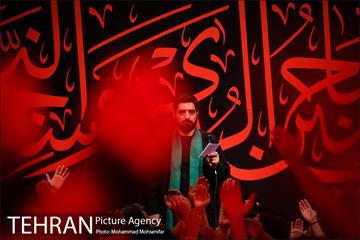 عزاداری سیاه پوشان در هیئت ریحانة الحسین  13