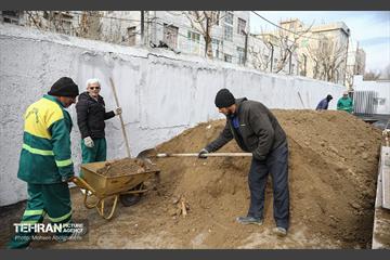 مراحل پایانی ساخت 10 بازار تره‌بار در تهران 48