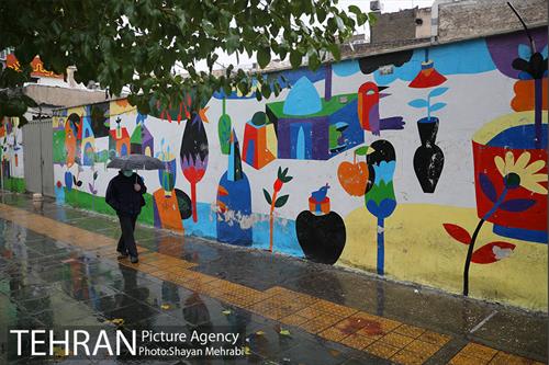 بارش باران پاییزی در تهران- 2