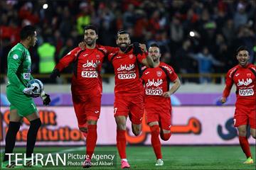 دیدار تیم های فوتبال پرسپولیس و سپاهان