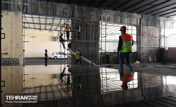 تعمیرات پل تقاطع بزرگراه یادگار امام(ره) با خیابان ستارخان 13