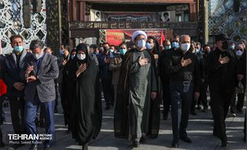 مراسم پیاده روی جاماندگان اربعین حسینی در تهران 1