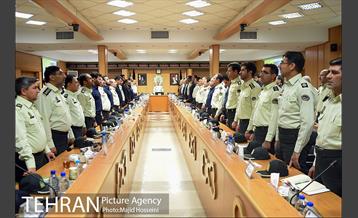 نشست دکتر شیخ با فرماندهان یگان انتظامی شهرداری تهران 1