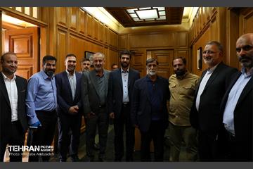 دیدار مدیران باشگاه های ورزشی استقلال و پرسپولیس با شهردار تهران