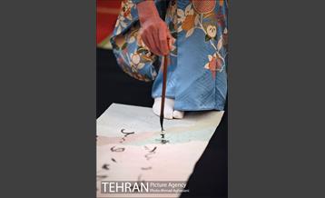 شکوفه های گیلاس و افسانه گنجی در موزه امام علی 2 16