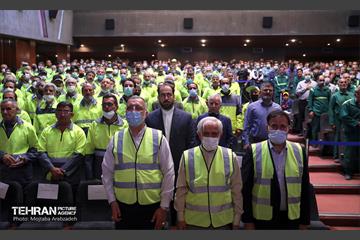 مراسم تجلیل از کارگران نمونه شهرداری تهران 7