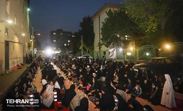 توزیع ۷۰۰۰ بسته افطاری ساده در ۳ محله منطقه۱۶