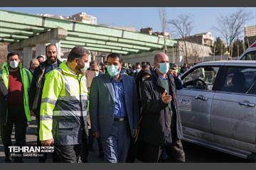 مانور سراسری برف روبی در منطقه 1 تهران 14
