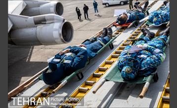 نخستین مانور امداد هوایی تهران در زمان بحران 25