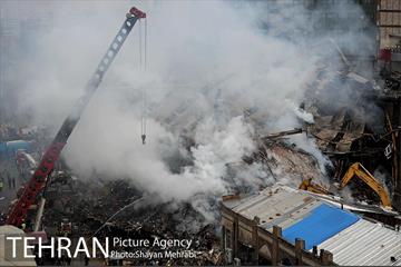 سومین روز عملیات امداد ونجات حادثه پلاسکو -4 26