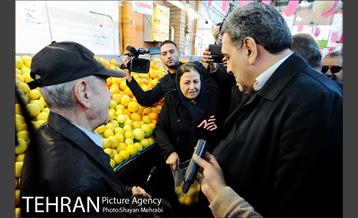 بازدید شهردار تهران از بازار میوه و تره بار جلال آل احمد 22