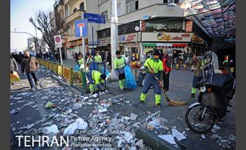 خدمات رسانی شهرداری تهران در آیین تشییع سردار شهید قاسم سلیمانی -2 8