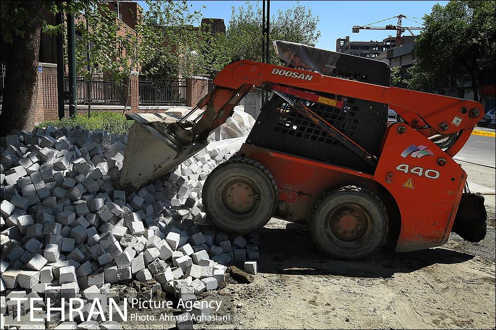 خیابان سی تیر، سنگ فرش می شود  1