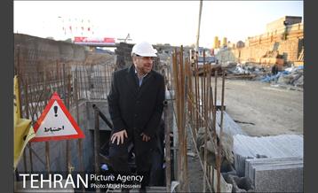 بازدید شهردار تهران از بخش میانی خط 7 مترو 10