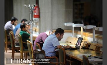 کتابخانه ملی در فصل امتحانات 22