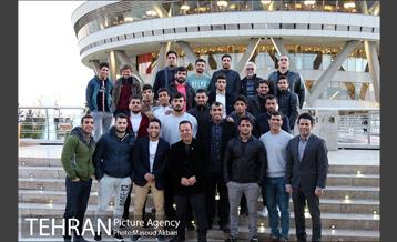 بازدید تیم ملی کشتی فرنگی از برج میلاد تهران