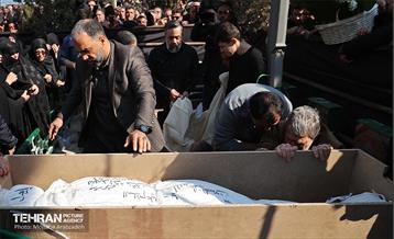 تشییع پیکر شهید آتش‌نشان «قریب رضا دارابی» -1 9