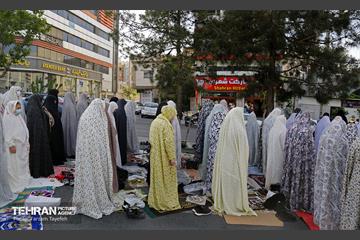 اقامه نماز عید سعید فطر در محله شهران 7
