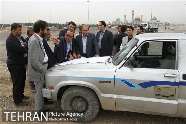 بازدید شهردار تهران از پروژه در حال ساخت شهر آفتاب 2