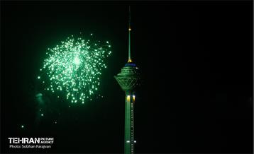 نور افشانی در شب سالگرد پیروزی انقلاب اسلامی 7