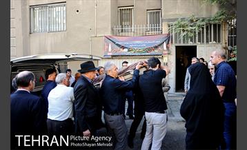 مراسم تشییع رضا مرعشی 2