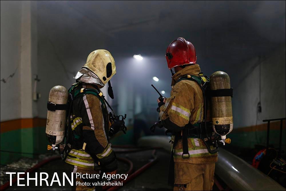 آتش سوزی در ساختمان برق حرارتی 2 20