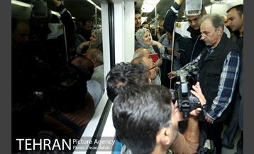 مترو سواری شهردار تهران به مناسبت روز جهانی بدون خودرو 24