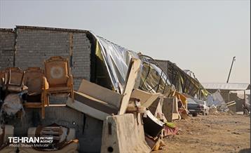 تخریب ساخت‌ و سازهای غیر مجاز محله خلازیل 39