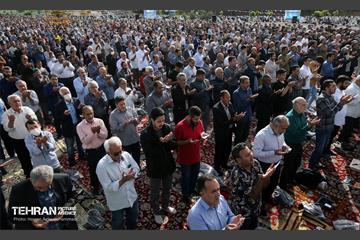 اقامه نماز عید فطر در حرم حضرت عبدالعظیم حسنی(ع) 12