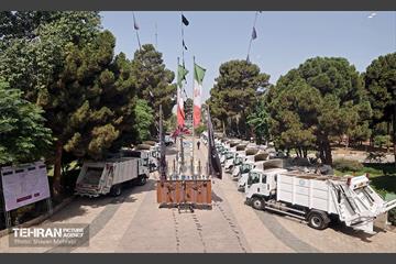 بازدید سخنگوی شهرداری تهران از سازمان مدیریت پسماند 62
