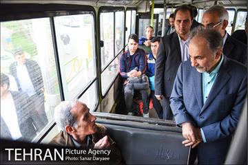بازدید شهردار تهران از خطوط اتوبوسرانی  31