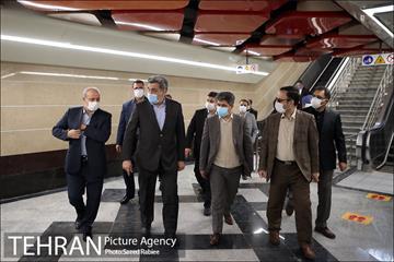 بازدید شهردار تهران از ایستگاه مترو برج میلاد 5
