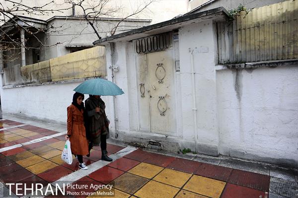 بارش باران در تهران 2