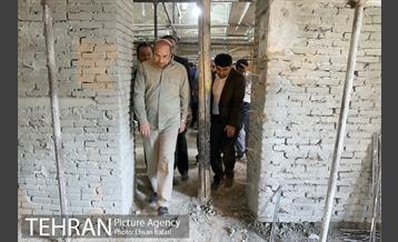 بازدید شهردار تهران از روند بازسازی و مرمت خانه باغ اتحادیه 31