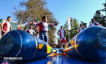 ورزش زورخانه ای در نوروزگاه فرهنگ و ملل پارک ملت 19