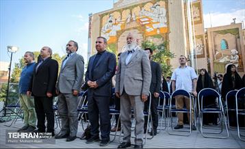 مراسم رونمایی از یادبود خبرنگاران شهید غزه در خانه روزنامه‌نگاران شهر 33