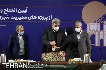 بازدید شهردار تهران از پروژه های مدیریت شهری منطقه 16