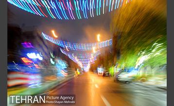 آذین بندی خیابان ولیعصر(عج) به مناسبت عید نیمه شعبان 9