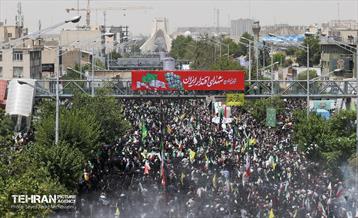 تشییع شهدای اقتدار ملی در تهران 7