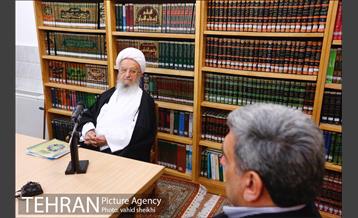 دیدار شهردار تهران با آیت الله العظمی مکارم شیرازی 5