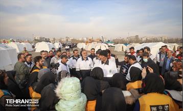 تمرین سراسری زلزله در بوستان ولایت 11