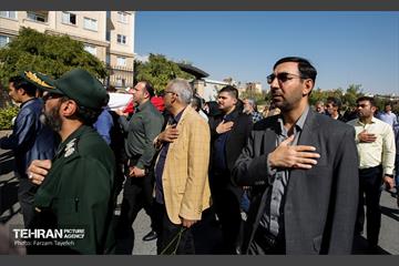 تشییع پیکر جانباز شهید سردار محمدحسین منصوری 18
