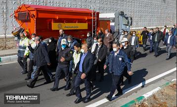 مانور سراسری برف روبی در منطقه 1 تهران 26