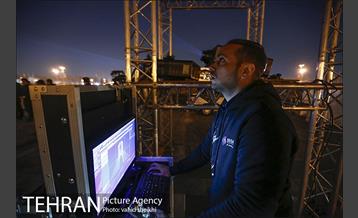 اکران تصاویری بر برج آزادی تهران برای همدردی با ملت چین 4