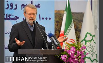 مراسم روز درختکاری با حضور شهردار تهران و رئیس مجلس 19